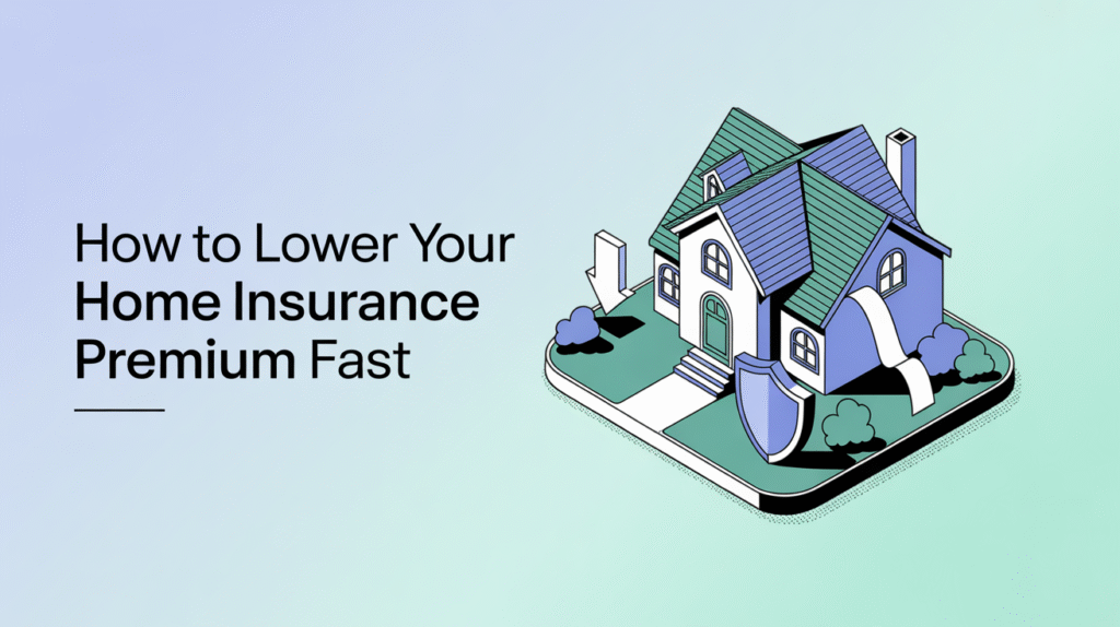 How to Lower Your Home Insurance Premium Fast