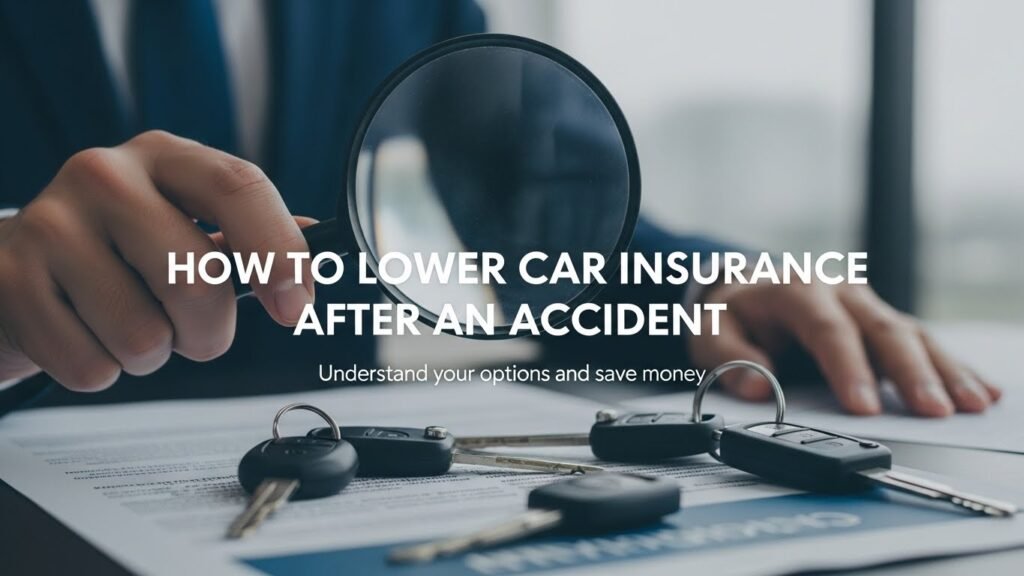 How to Lower Car Insurance After an Accident